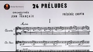 ChopinFrançaix  Preludes Book I arr for Orchestra 1969 [upl. by Claudie]