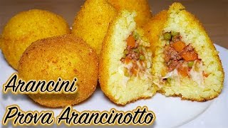 Arancine o Arancini di Riso con PROVA ARANCINOTTO  Italian Recipe Video 4k [upl. by Platus406]