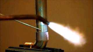 Brazing soldering copper pipe tube [upl. by Oivaf]