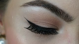 Eyeliner ziehen I Einfaches Lidstrich Tutorial für Anfänger [upl. by Sorkin173]