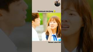 Din dahaade date 😂😁 Korean drama in Hindi  shorts kdrama funny school2017 [upl. by Idna85]