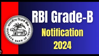 RBI Grade B 2024 Expected Notification  RBI Recruitment  RBI Latest Update  By Sourabh sir [upl. by Ellingston]