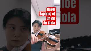 🎶 Ravel Daphnis et Chloe Suite No 2 viola excerpt viola violin practice orchestra audition [upl. by Persson]