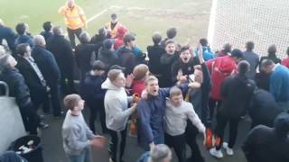 Newport late goal v Cheltenham PYRO [upl. by Kenzi856]