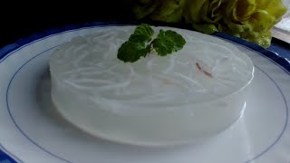 Daber Pudding Recipe।ডাবের পুডিং রেসিপি।Daber Pudding Recipe With Agar Agar [upl. by Yleen]