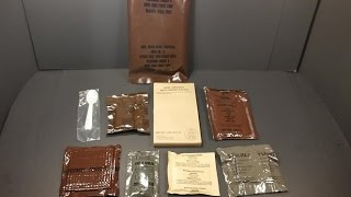 1987 Vintage MRE Ground Beef Review  54 Year C Ration Peanut Butter Eating Oldest Military Food [upl. by Sihtnyc]