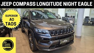 Jeep Compass Longitude Night Eagle 2025 Para acabar com o Volkswagen Taos [upl. by Nibla]