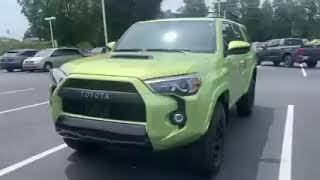 Available now So hard to find Lime Rush TRD Pro 4Runner We will have photos up later [upl. by Andi734]