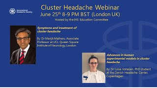 Cluster Headache Webinar [upl. by Kimble]