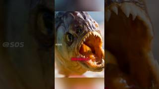 Piranha feeding on Big Fat Pork Meat [upl. by Anaeg]