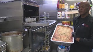 1200 meals prepared to feed hungry homeless on Thanksgiving Day in metro Atlanta [upl. by Eldrid]