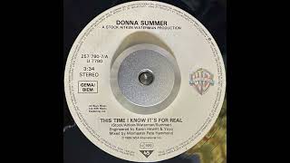 Donna Summer – This Time I Know Its For Real 1989 [upl. by Hillell]