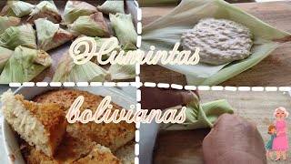 Humintas bolivianas  al horno en olla y en molde cocinando con mi abuelita [upl. by Latsirc849]