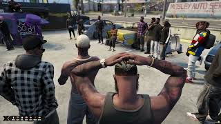 VINCO BATTAGLIA RAP FREESTYLE SU GTAV ONLINE FIVE M ITA [upl. by Corri]