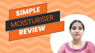 Simple replenishing rich moisturiser Review [upl. by Ramilahs]