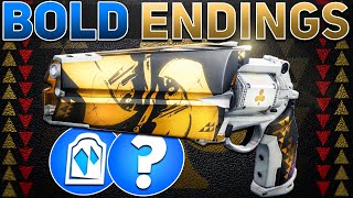 How Good is Bold Endings Stasis Heavy Burst Hand Cannon  Destiny 2 The Final Shape [upl. by Anibur]