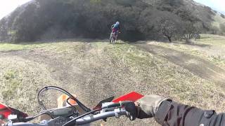 2012 KTM 200 XCW  KTM Demo Rides Hollister Hills [upl. by Crowell432]