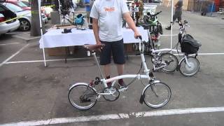 Brompton DemonstratorTitanium 2speed Folding Bike [upl. by Cross407]