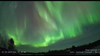 020 20241012 Northern Light Live Levi Finland [upl. by Avery41]