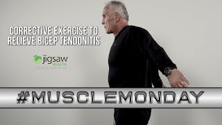 Corrective Exercise to Relieve Bicep Tendonitis  MuscleMonday [upl. by Anauqahs]