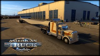 Massive Wind Turbine Blade Haul  American Truck Simulator Gameplay [upl. by Ysirhc]