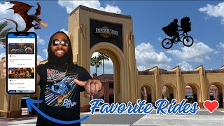 Our TOP 5 RIDES at Universal Studios Florida  Universal Orlando 2024 [upl. by Vinita]