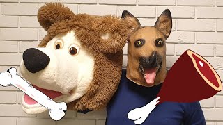 Bear or dog masks comedy videos [upl. by Dobrinsky125]