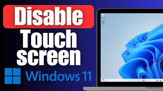 How to Disable Touch Screen on Windows 11 or 10 PC [upl. by Irot]