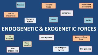 ENDOGENETIC amp EXOGENETIC FORCES [upl. by Mitinger]