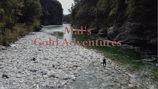 Gold Prospecting New Zealand quotTop row goldquot Golden Bay Public Fossicking Area Aorere [upl. by Anilahs144]