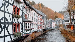 Visiting Monschau 🍁 Autumn Germany  4K [upl. by Gratiana190]