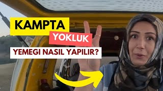 MİNİ KARAVAN SUZUKİ CARRY İLE KAMP  Her şeyi Evde Unutmuşuz  Ne Yedik karavan minivan camping [upl. by Einhapets]