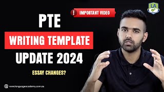 PTE Essay Writing Template Changes 2024 [upl. by Melac]