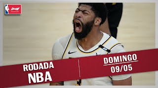 RODADA NBA 0905  ANTHONY DAVIS GARANTE VITÓRIA DOS LAKERS LAMELO X LONZO TOP 10 E MAIS [upl. by Ariajaj]