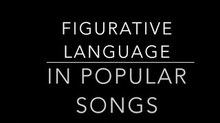 Simile Metaphor Hyperbole Personification Onomatopoeia and Idioms in Popular Songs [upl. by Noek]