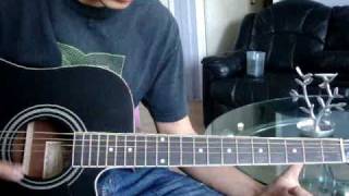 How to play quotMeow Mixquot on guitar meow meow meow meow [upl. by Akimad]