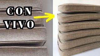 DIY ALMOHADON CON VIVO PASO A PASO [upl. by Annoit]