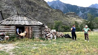 Village without Roads in the border of Russia Mongolia China and Kazakhstan How people live [upl. by Salokcin]