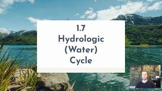 APES Notes 17  Hydrologic Water Cycle [upl. by Antonia]