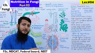 Nutrition in fungi  Lichen and Mycorrhizae  Mutualistic fungi  Lec04  Part 1 bio [upl. by Dnaleel590]