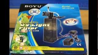 Submersible Aquarium UV Steriliser BOYU SP101UB  All Pond Solutions [upl. by Kat]