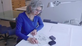 MoMA conservator separates drawings from existing matte boards  AT THE MUSEUM [upl. by Anuahsar]