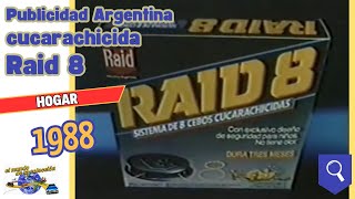 Publicidad Argentina cucarachicida Raid 8 año 1988 [upl. by Borries]