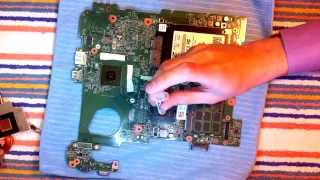 Замена термопасты в DELL INSPIRON N5110 Change the thermalpaste in DELL N5110 [upl. by Adiasteb]