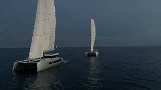 WINDELO 54 AND WINDELO 50 SAILING SIDE BY SIDE [upl. by Inobe463]