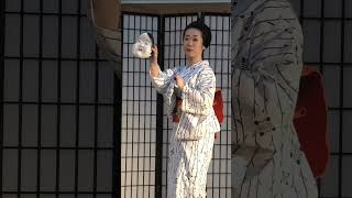 Geisha Mask Dance at Hachioji Festival shorts [upl. by Analrahc]