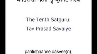 Tav prasad savaiye fast [upl. by Raman]