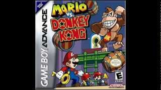 Mario Vs Donkey Kong 2nd fight with Donkey kongy 5 th fight Music Musica Mariovsdonkeykong OST [upl. by Acinonrev]