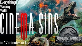 Everything Wrong With CinemaSins Jurassic World Fallen Kingdom Copyright Edition [upl. by Adiene449]