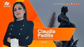 1112024  Noticiero Primera Emisión con Claudia Padilla [upl. by Abehsile]